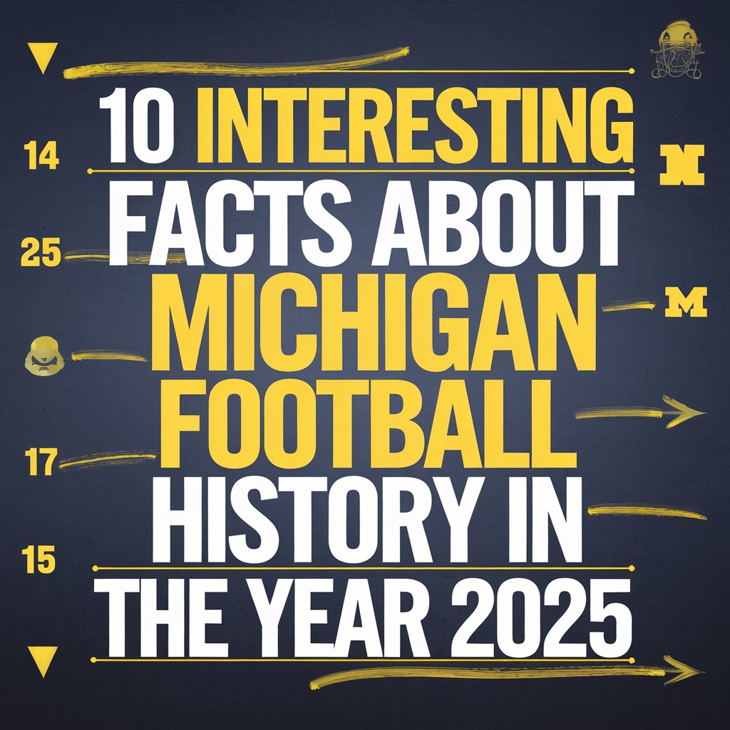 Michigan Football:10 Interesting Facts About History in the Year 2025